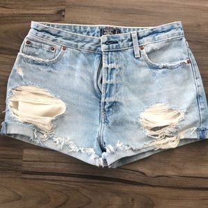 Abercrombie and Fitch High Rise Jean Short